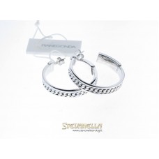 PIANEGONDA orecchini argento catena a cerchio referenza OA010330 new